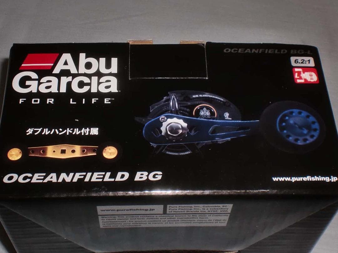 アブガルシア（Abu）オーシャンフィールドＢＧ－Ｌ【左巻】スペアハンドル付　新品