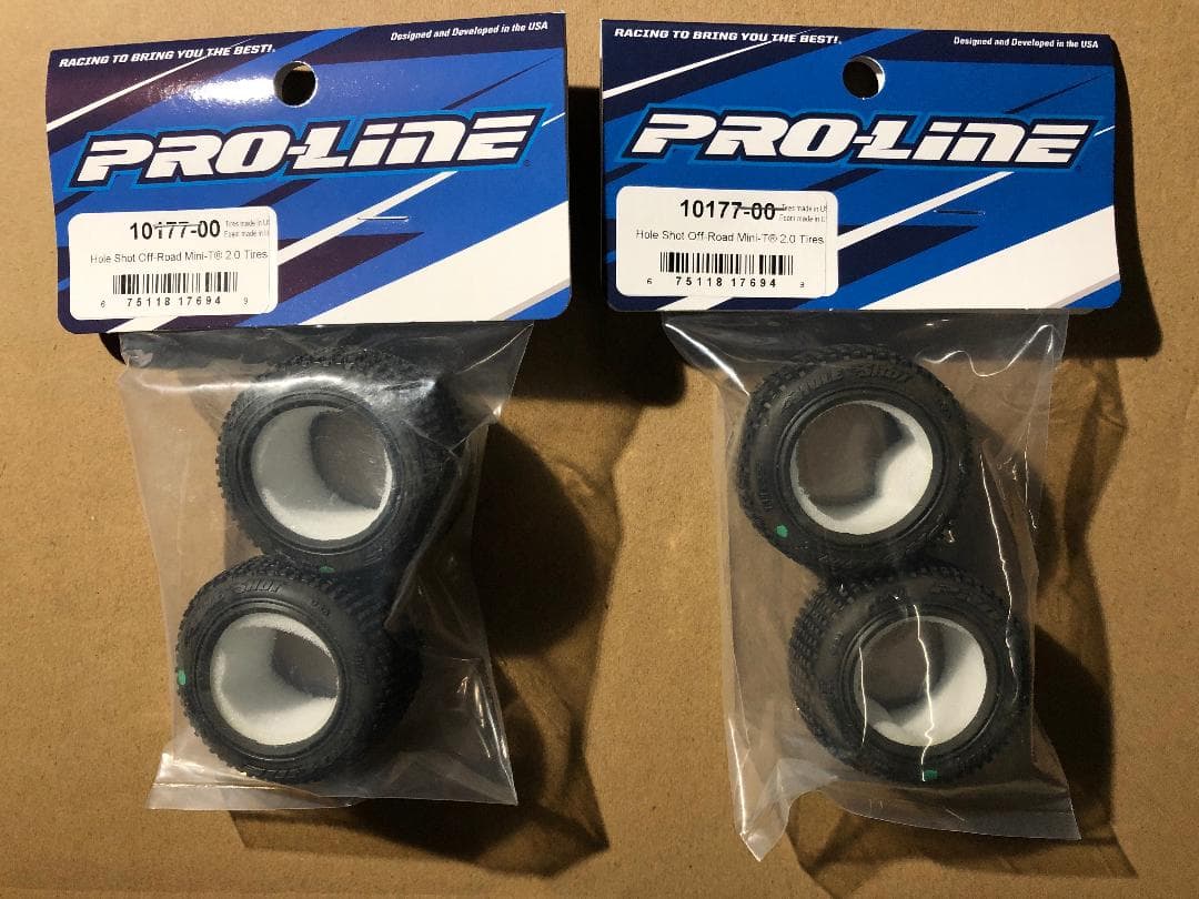 Mini-T 2.0 Tires Pro-Line Hole Shot 　一台分