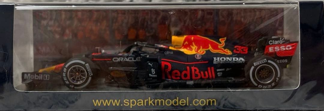 スパーク 1/43 レッドブルRB16Bフェルスタッペン2021オランダ優勝