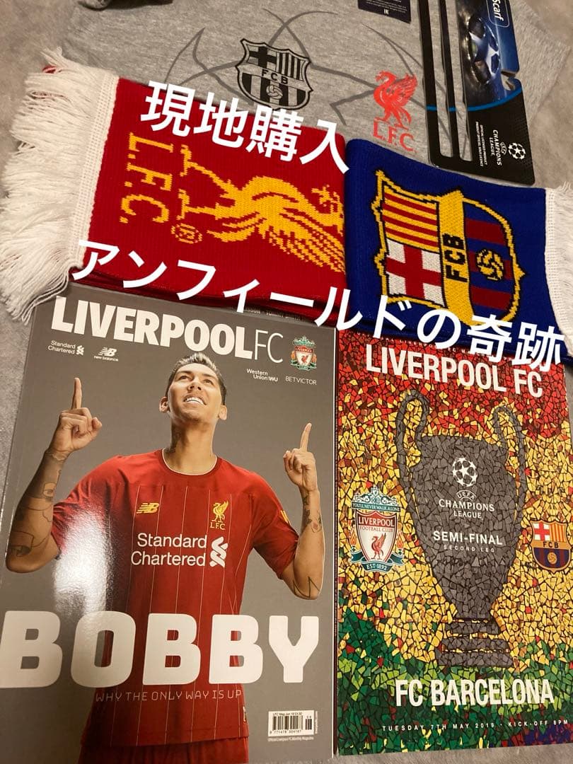 (現地購入)18/19CL準決勝FCバルセロナ戦記念LFC公式グッズ