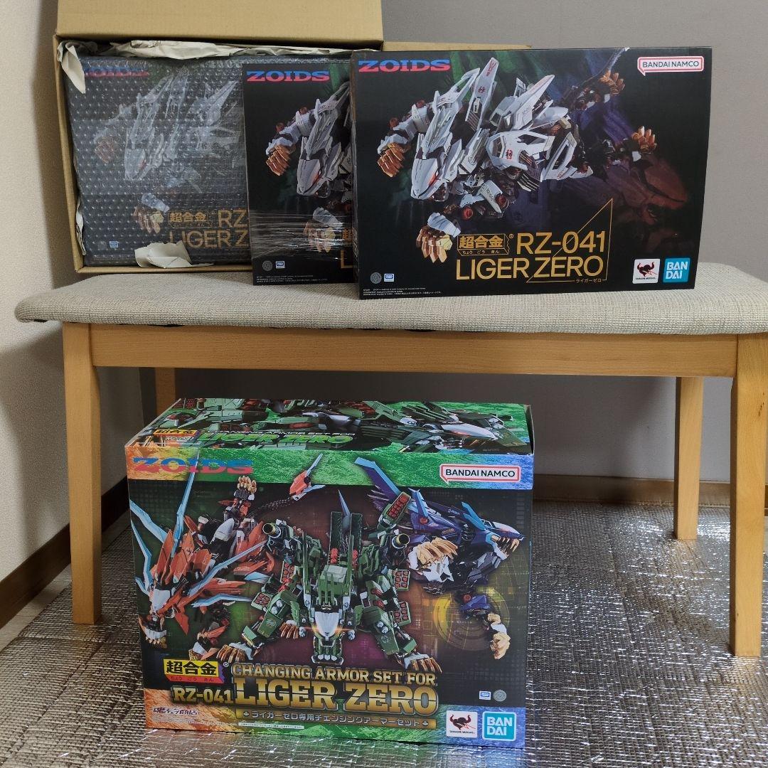 RZ-041 ライガーゼロ 変更アーマーセット＆ライガーゼロ３セット