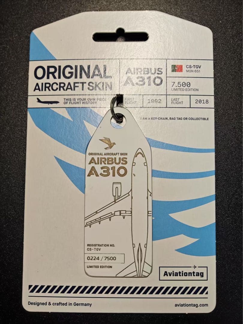 SATA航空 Aviationtag A310-300 CS-TGV