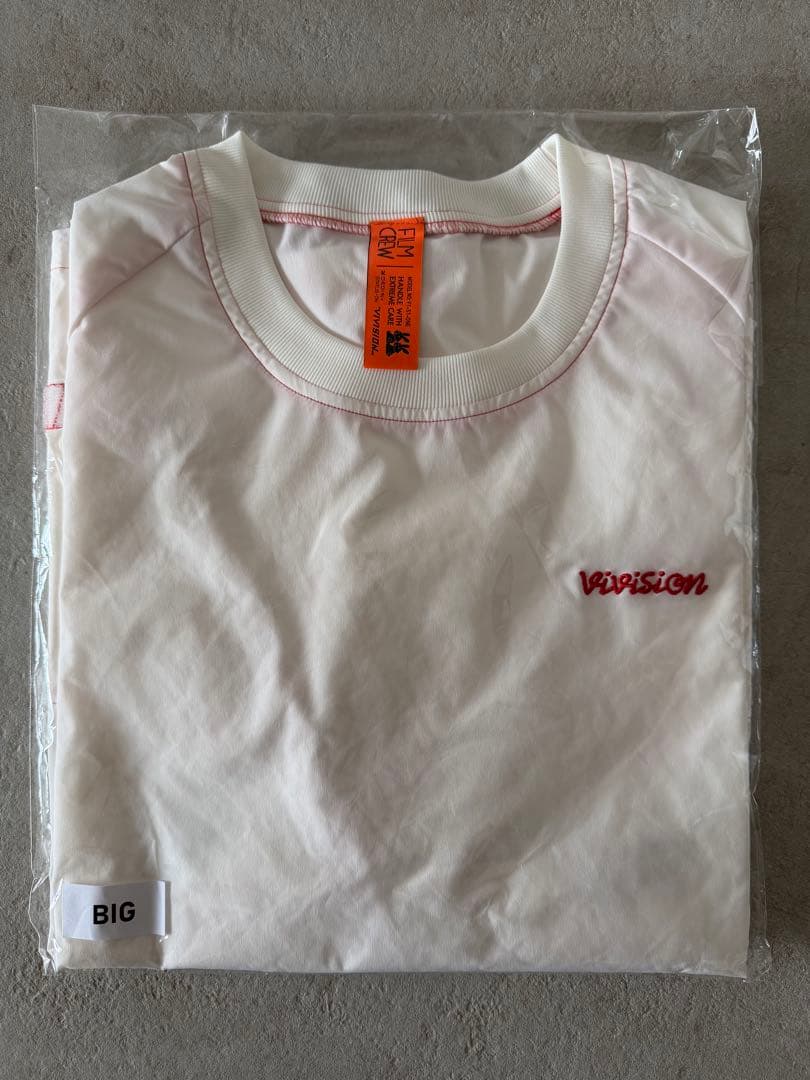 【新品未使用】vivision ナイロンTシャツ ホワイト BIGサイズ