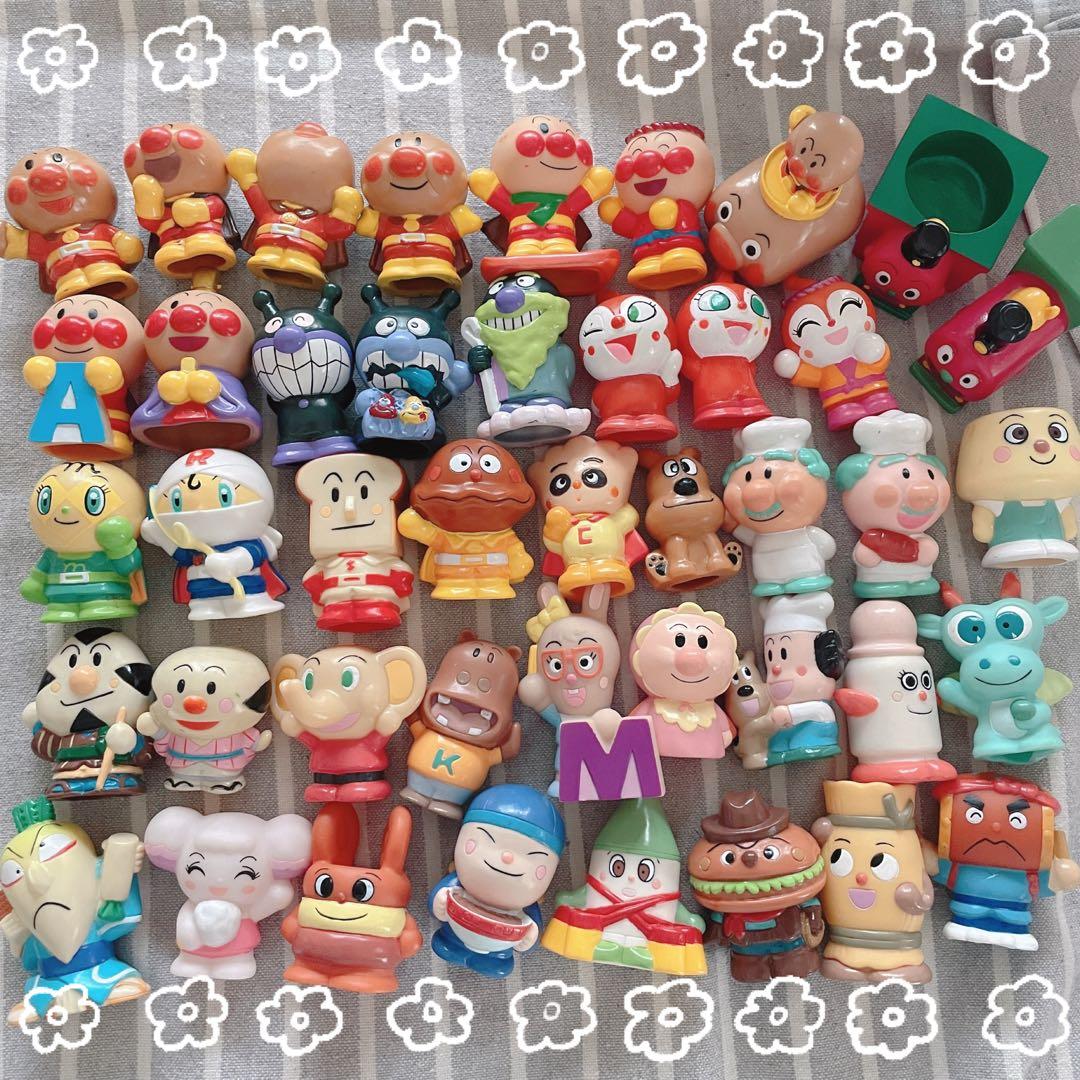 アンパンマン　レトロ　指人形　ソフビ　まとめ売り