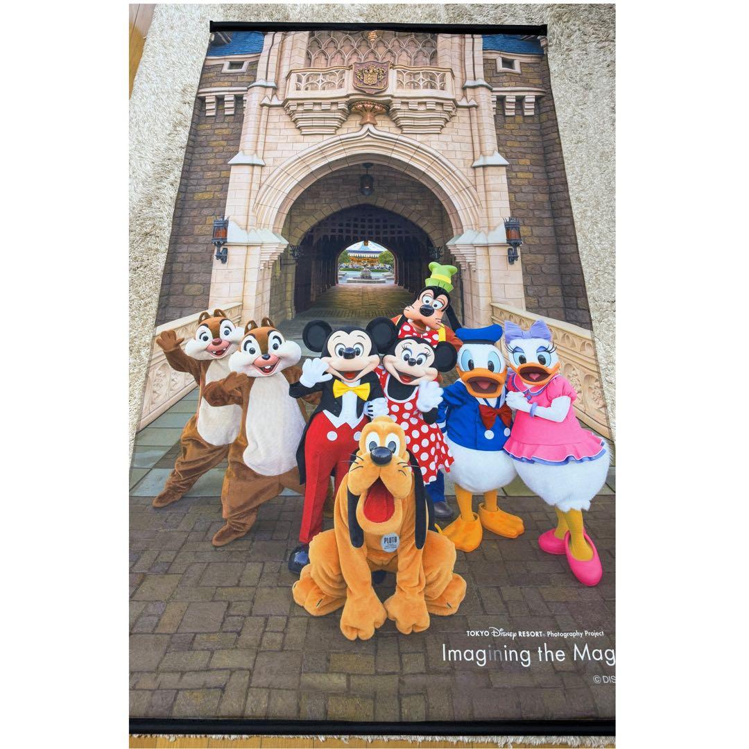 ディズニー 実写 タペストリー 篠山紀信 ミッキー ミニー ドナルド デイジー