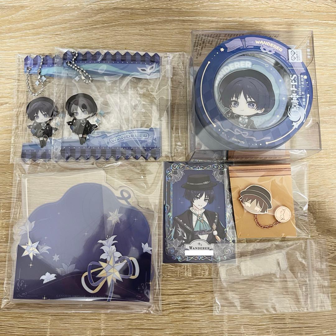 原神 フェス fes 588元特典 玩点无限 ピンバッジ 放浪者