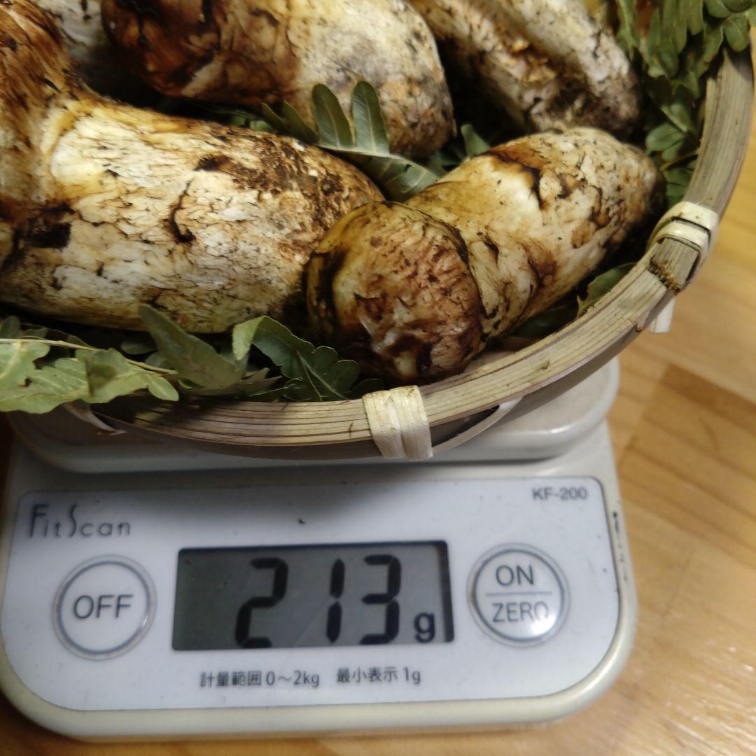 岩手県産マツタケ213g傷あり