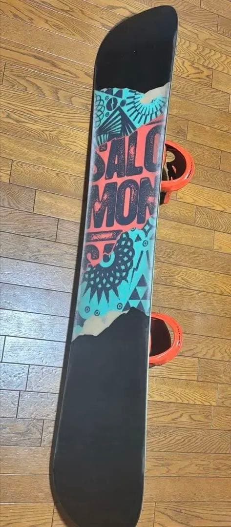 スノーボード 2点セット ビンディング 板 152cm ビンディング サロモン