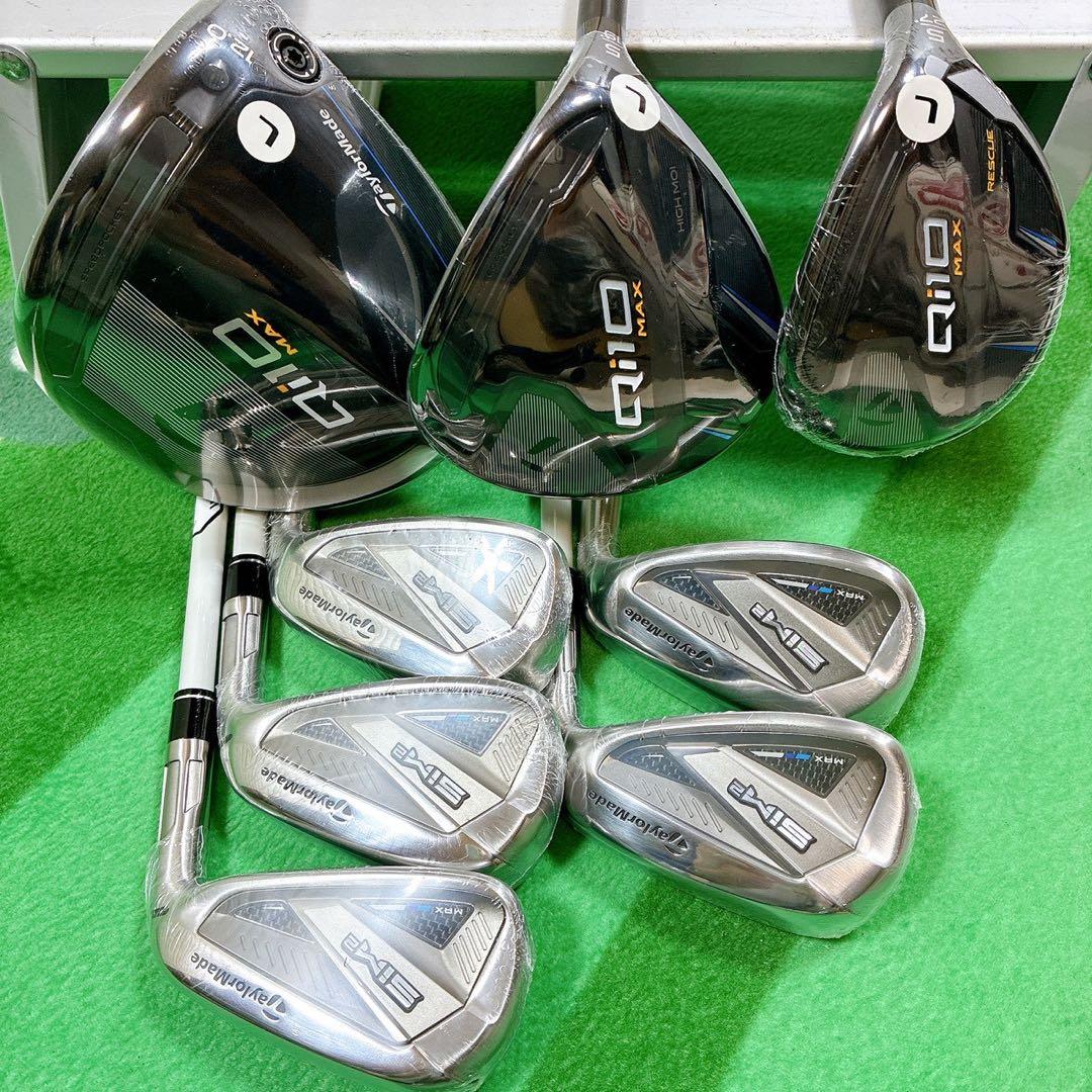 【新品】TaylorMade レディース ゴルフ クラブ 8本 QI10 MAX