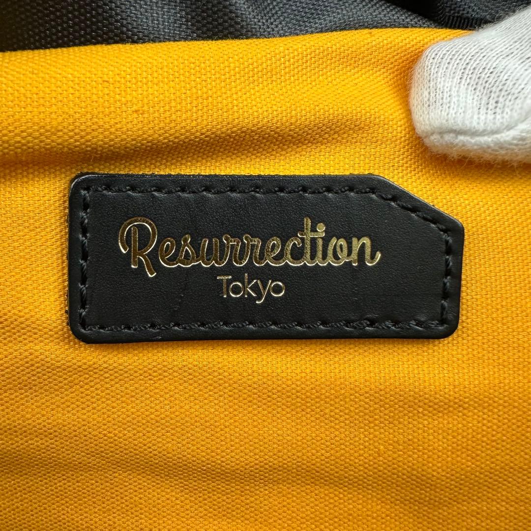 極美品/ レザレクション　リュック　ラルスNo.3　2way　ロゴ　ドイツホック