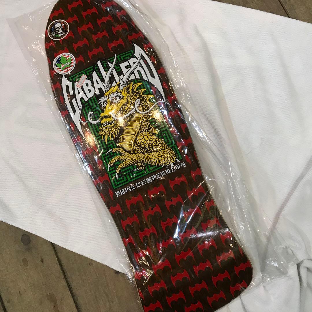 パウエルペラルタCABALLERO スケートボードデッキ ドラゴン柄
