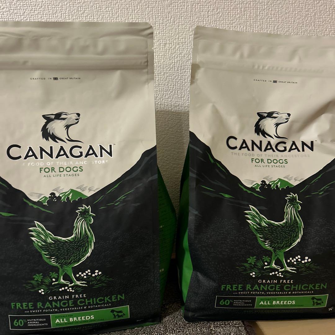 カナガンドッグフード 2kg✖️２袋