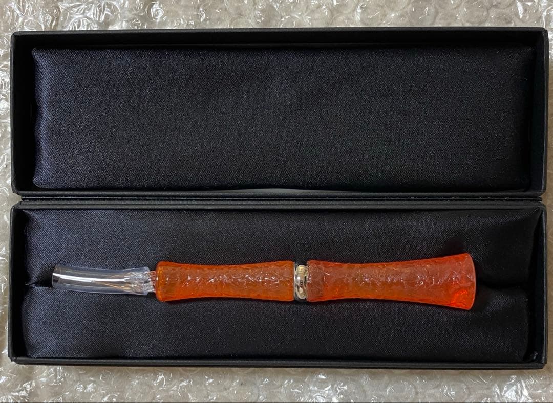 Glass Studio Toos 百華 Vermillion オレンジ