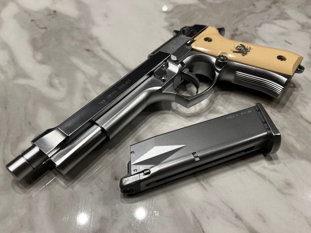 “9mm SWORD CUTLASS” ガスガン KSC