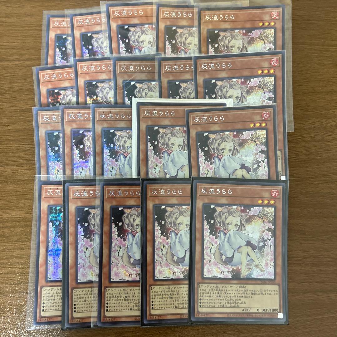 遊戯王 灰流うらら シークレット 絵違い　20枚