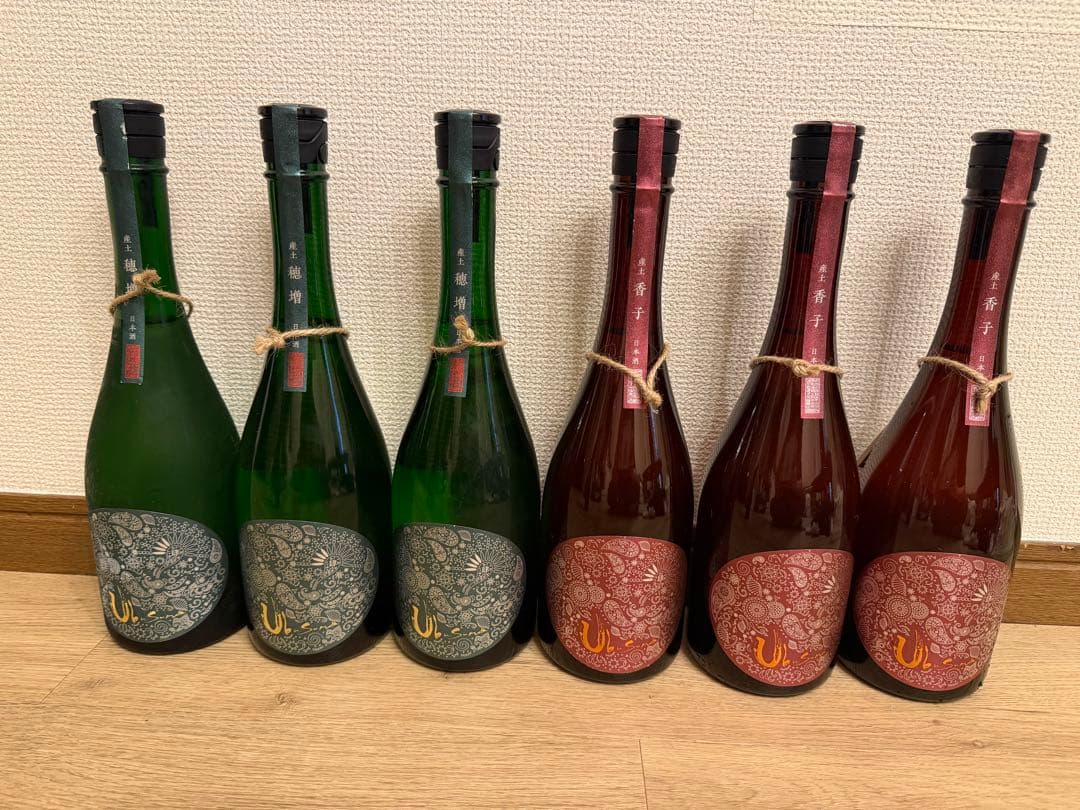 (新酒)産土　穂増　香子　四農醸　飲み比べ　6本セット