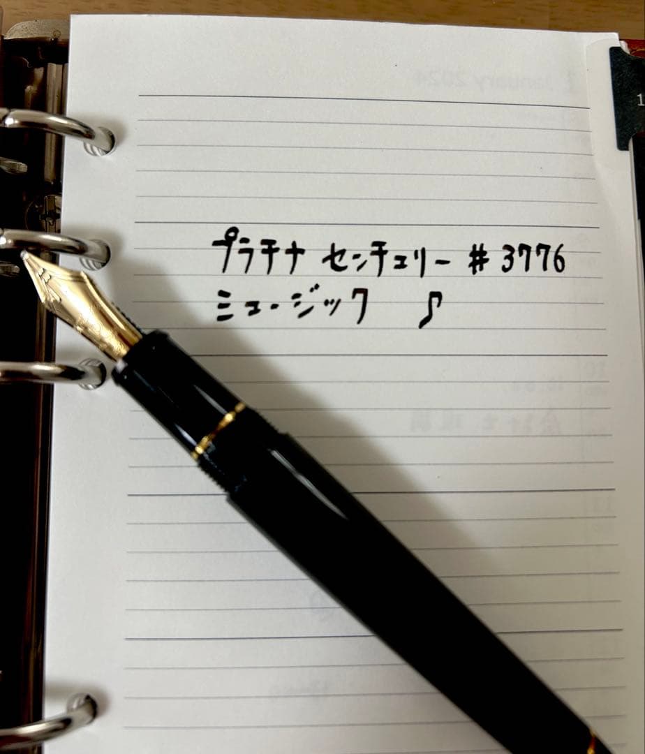 プラチナ センチュリー ミュージック 万年筆