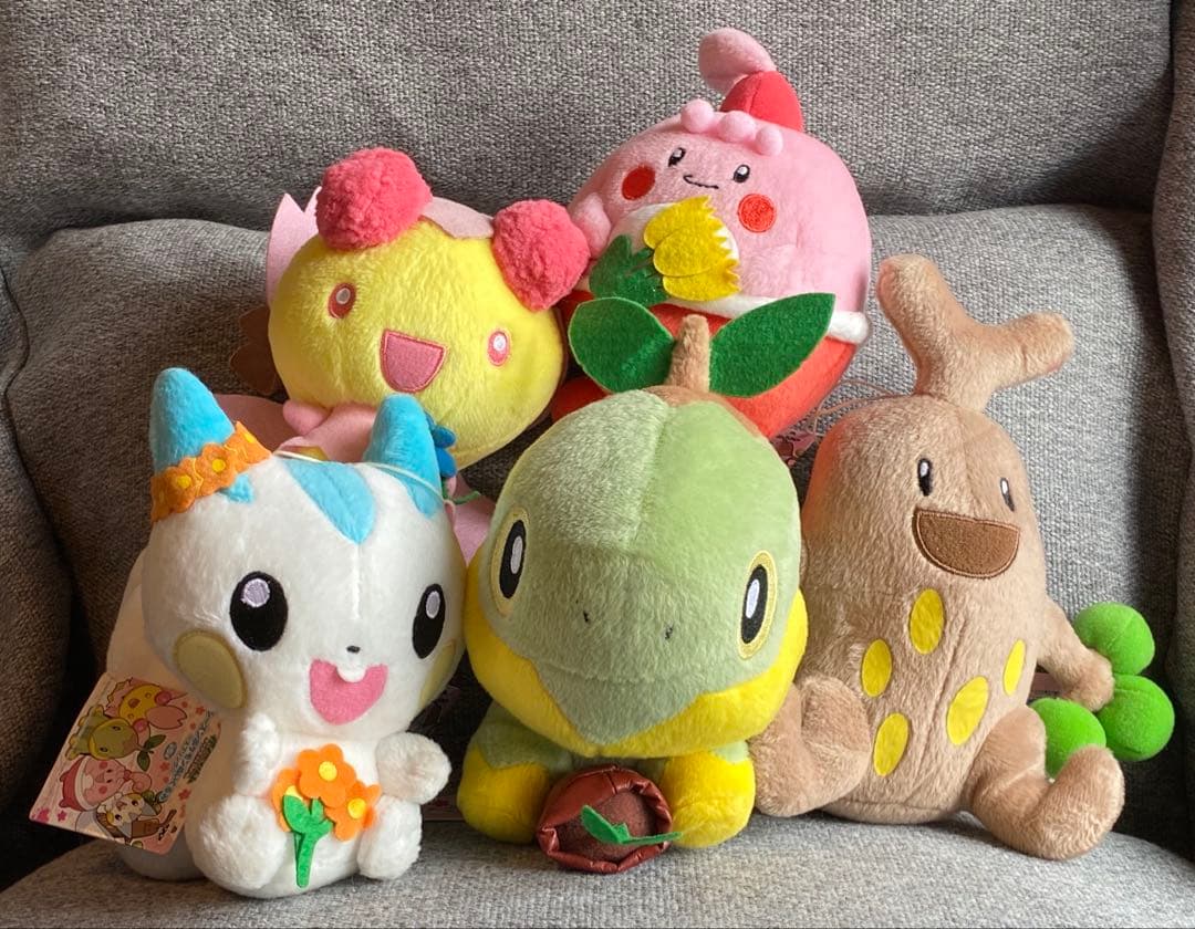 レア！ 紙タグ付 シーズンポケモンぬいぐるみ スプリング 全5種 コンプリート