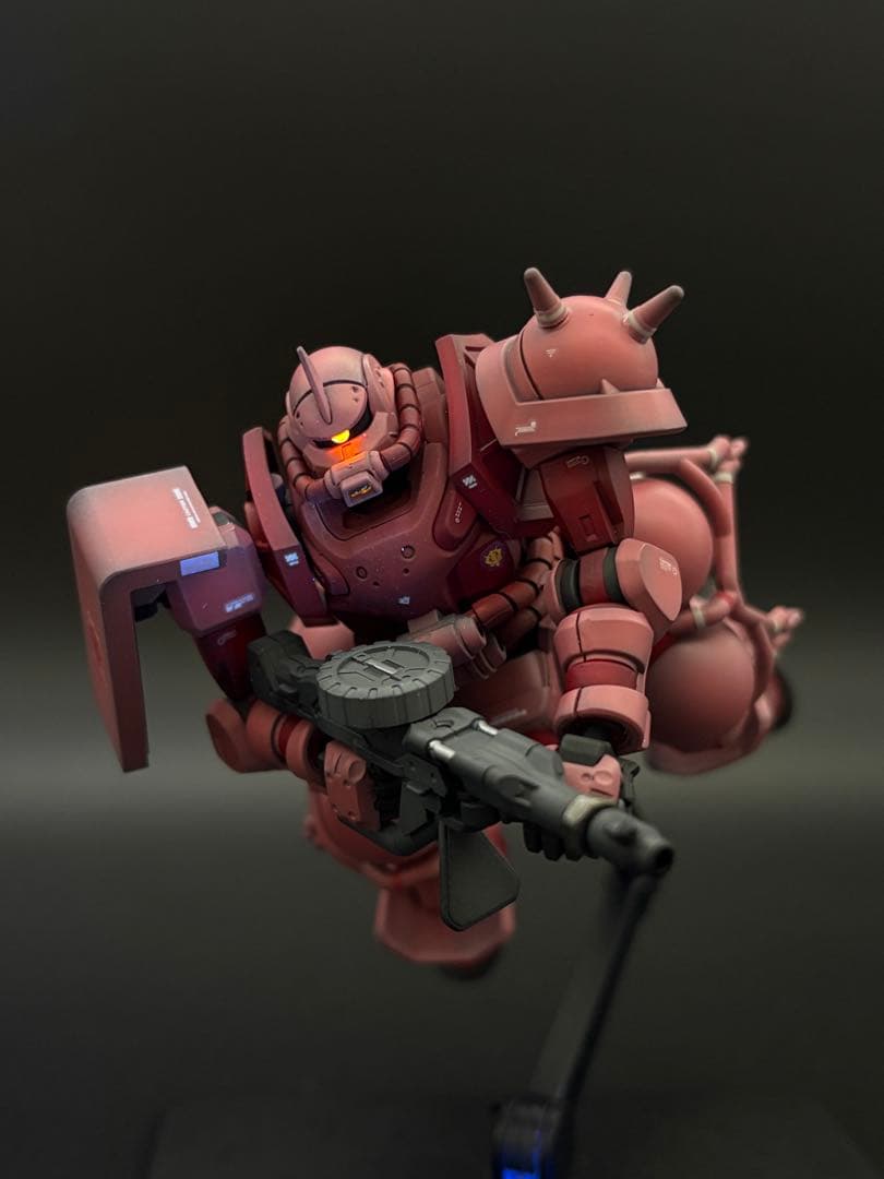 wata0130 HG シャア専用ザク(GQ)塗装済み完成