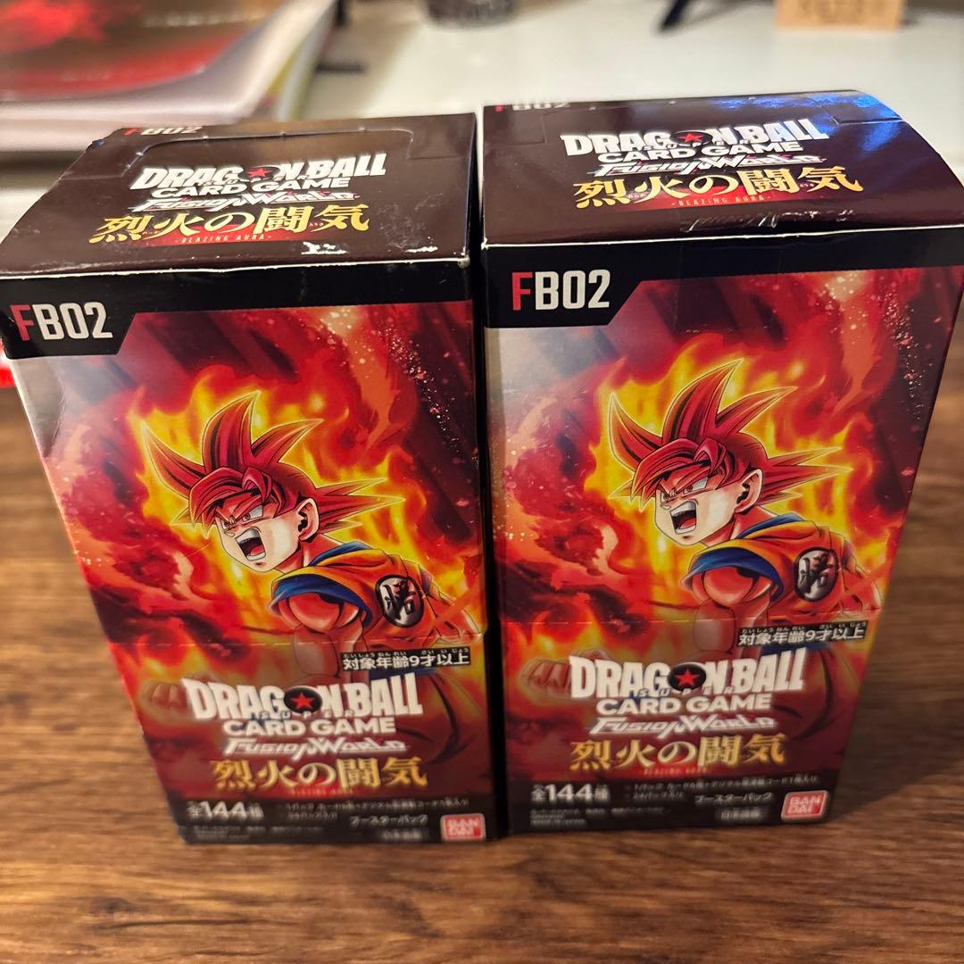 ドラゴンボールスーパーカードゲーム 烈火の闘気2ボックス 封入率完全一致