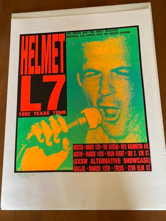 HELMET L7 kozik コジック　ポスター