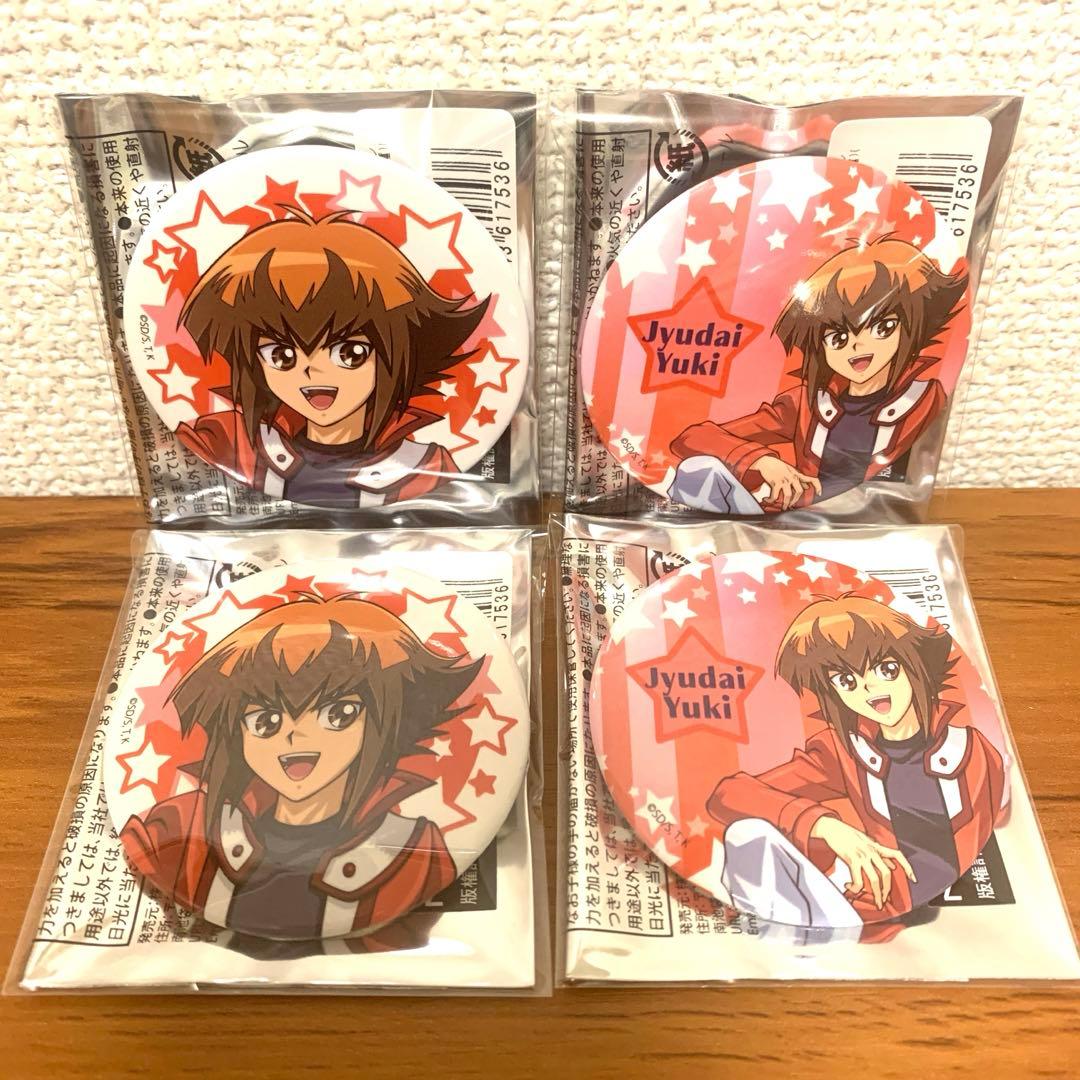 遊戯王　ポップアップストア 缶バッジ　4個　遊城十代