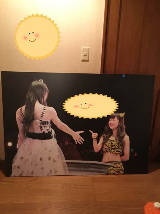 みるきー特大パネル