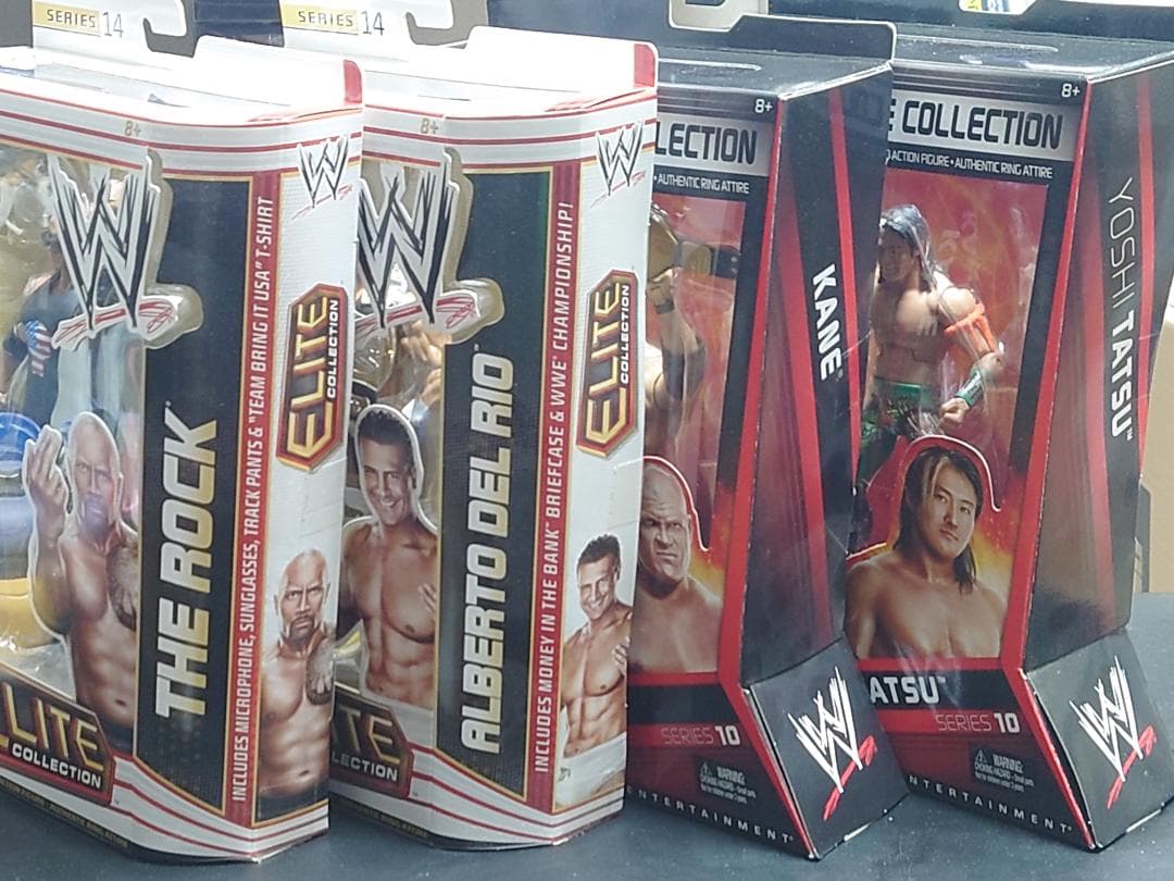 レ*ジ様 WWE フィギュア ザ・ロック アルベルト・デル・リオ ケイン ヨシタ