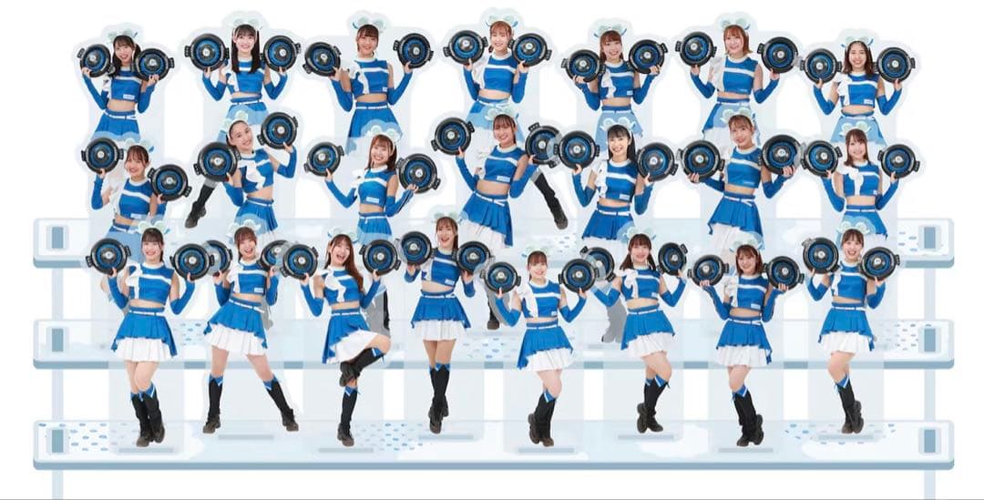 ファイターズガール2023アクリルスタンド 全員集合 Ver.