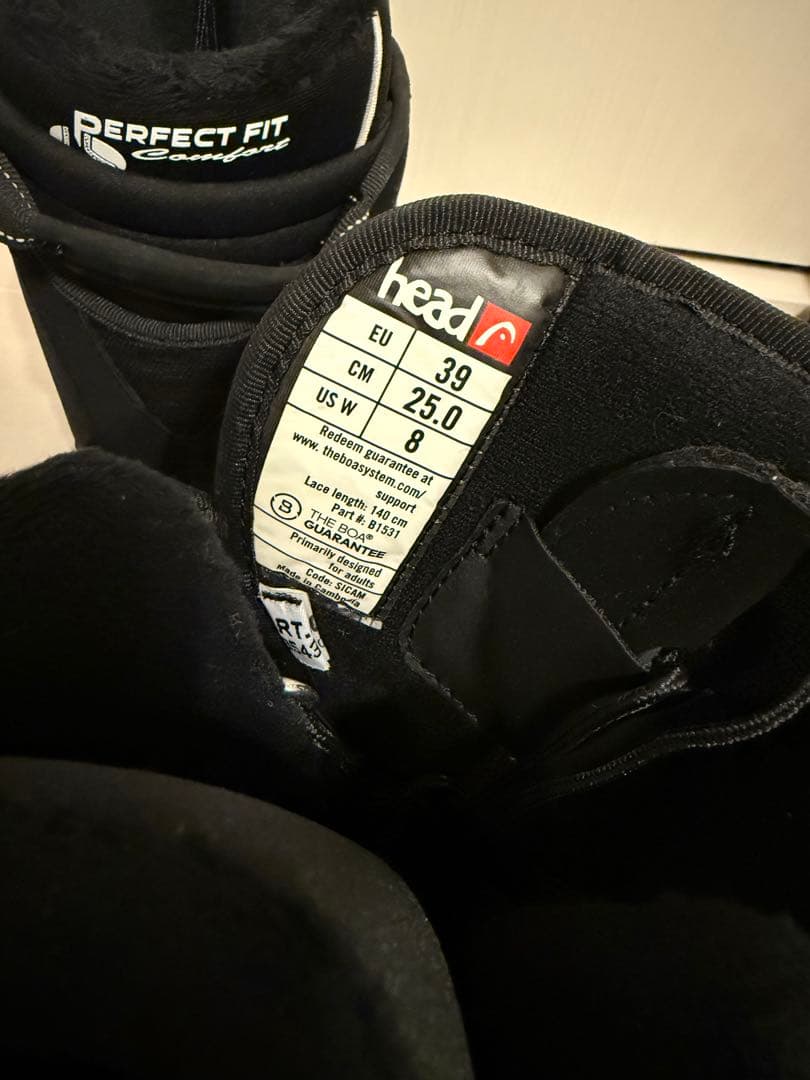 新品　スノーボードブーツ ブラック　head