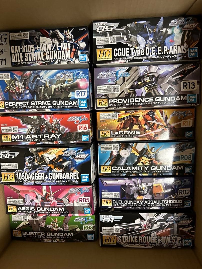 HGガンプラまとめ売り　seed系　12点