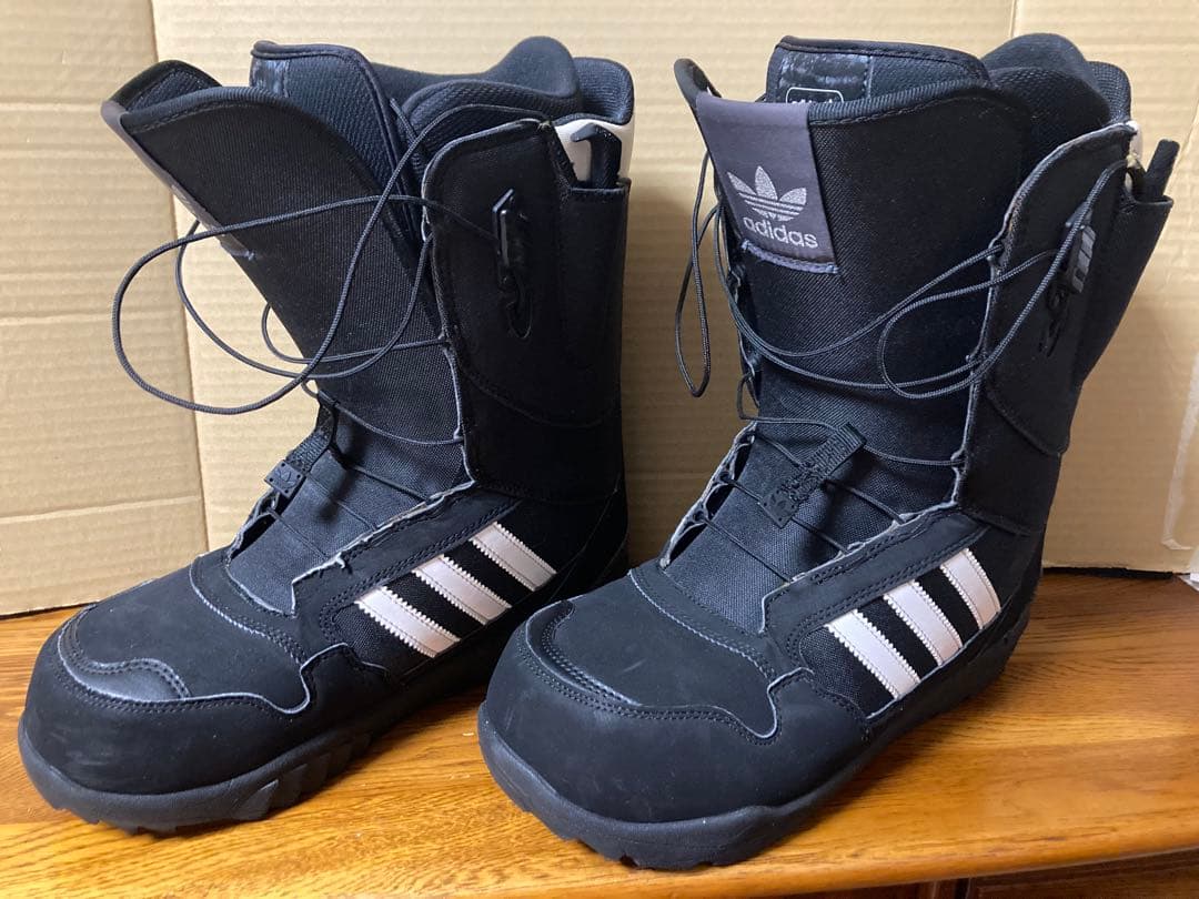 希少 中古 アディダス スノーボード スノボーブーツ 27.5cm 黒色