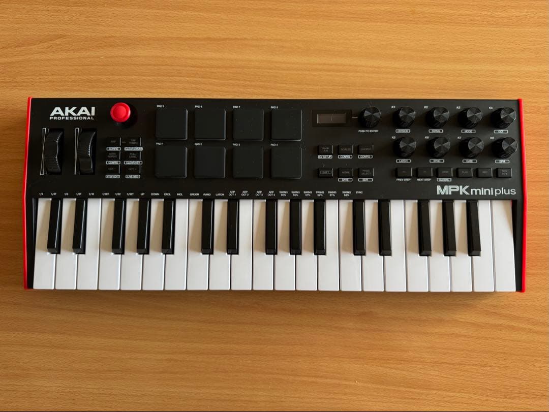 AKAI MIDIキーボード 37鍵