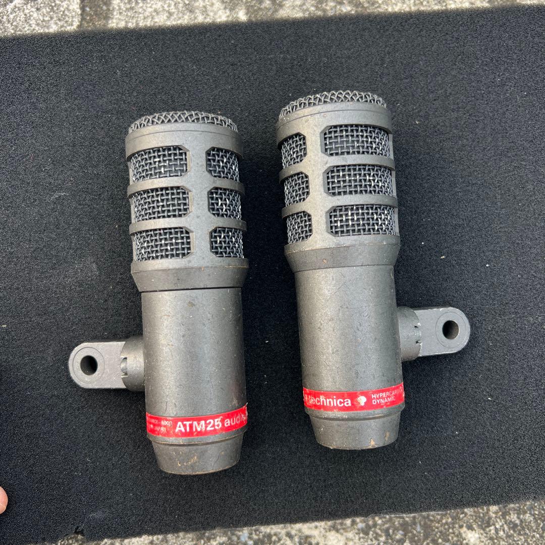 Audio-Technica ATM25 ダイナミックマイク 2本セット