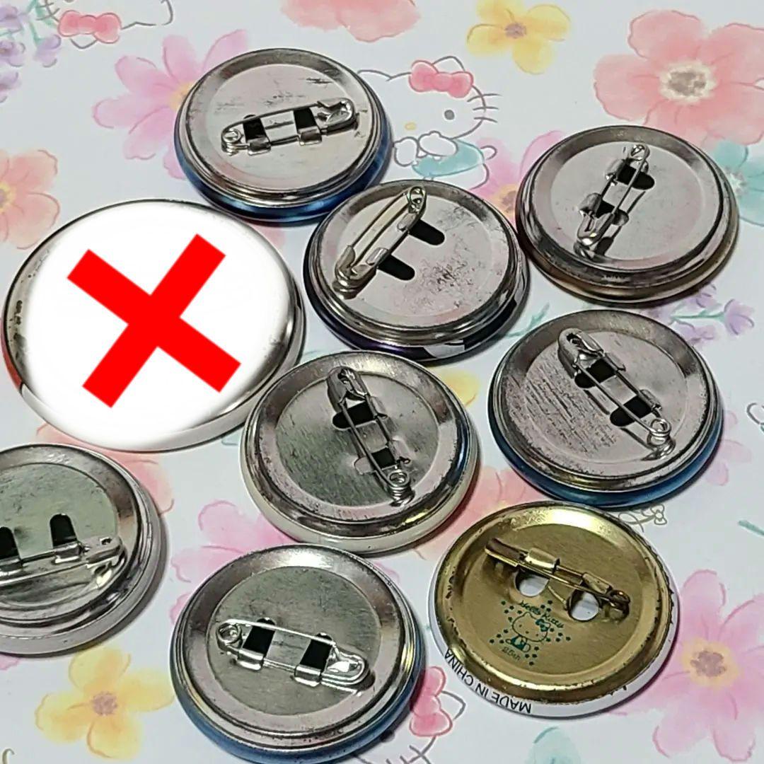 4.サンリオ 缶バッジ レトロ ぽこぽん ザシキブタ ビルデュオ ウメ屋雑貨店