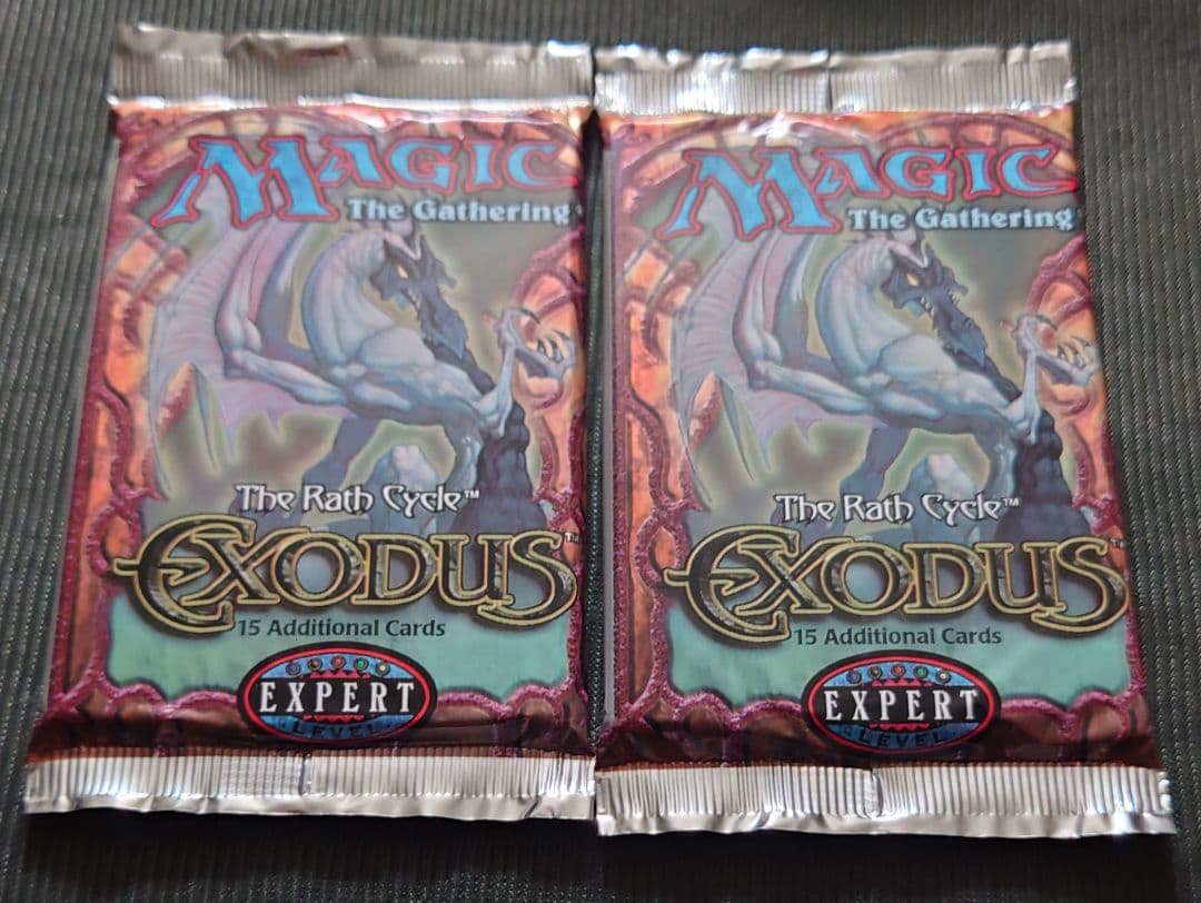 mtg 稀少 絶版 英語版 ブースターパック 2個セット エクソダス exo