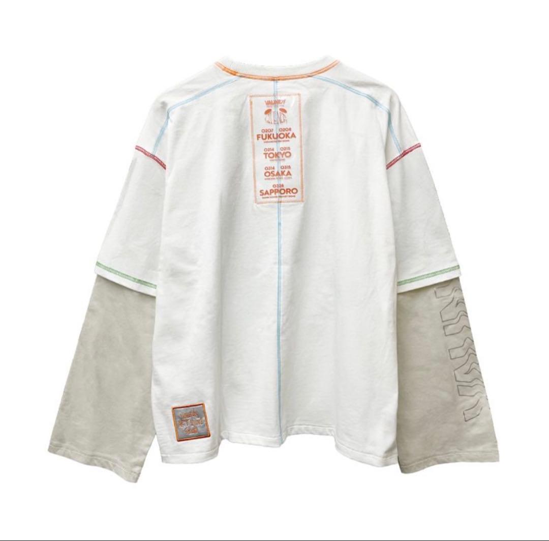 【XLサイズ】Logo Layered T-shirt SIlENCE