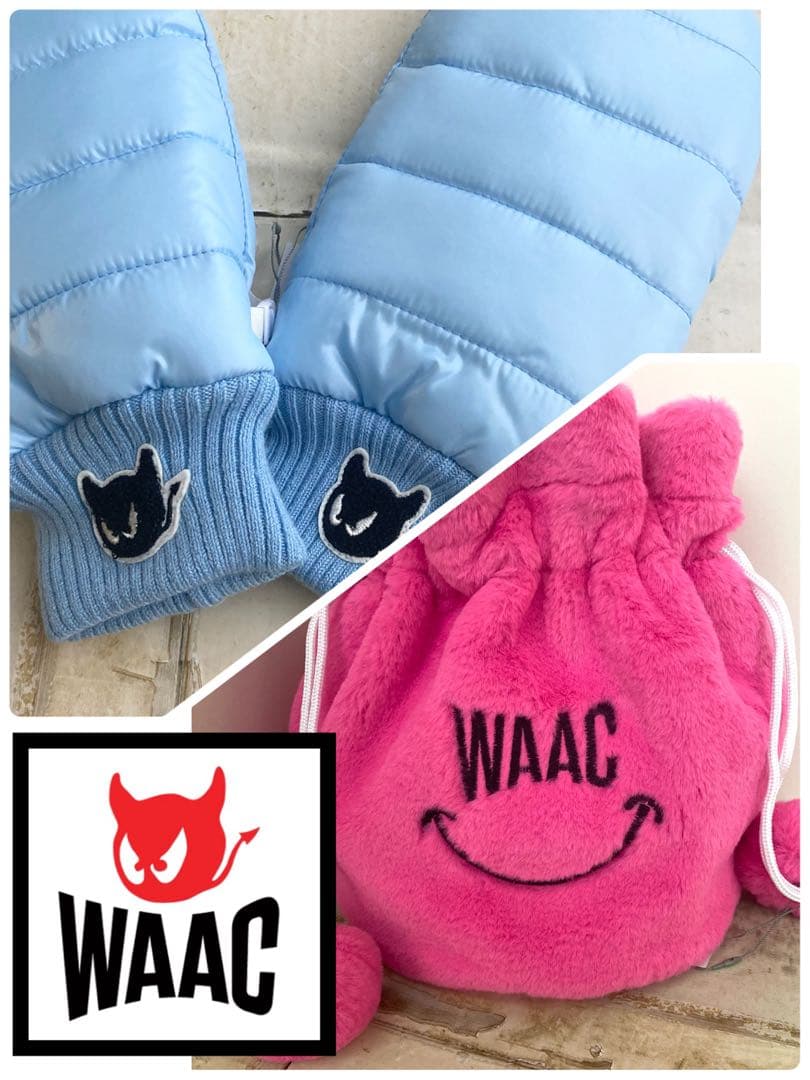 WAAC/ワック/ミトン/ポーチ/レディース/ゴルフウエア