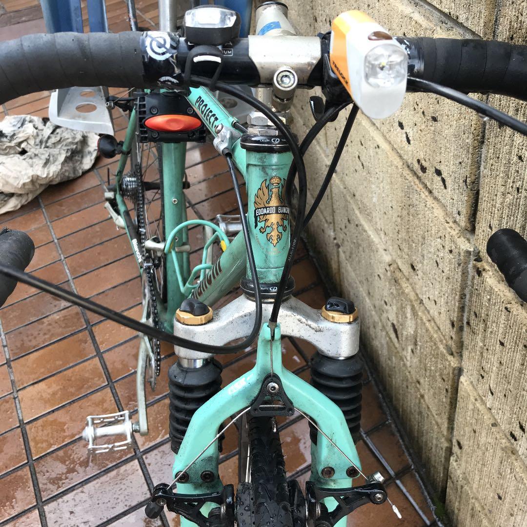 室内保管！80年代BIANCHIシクロクロスproject-1champione