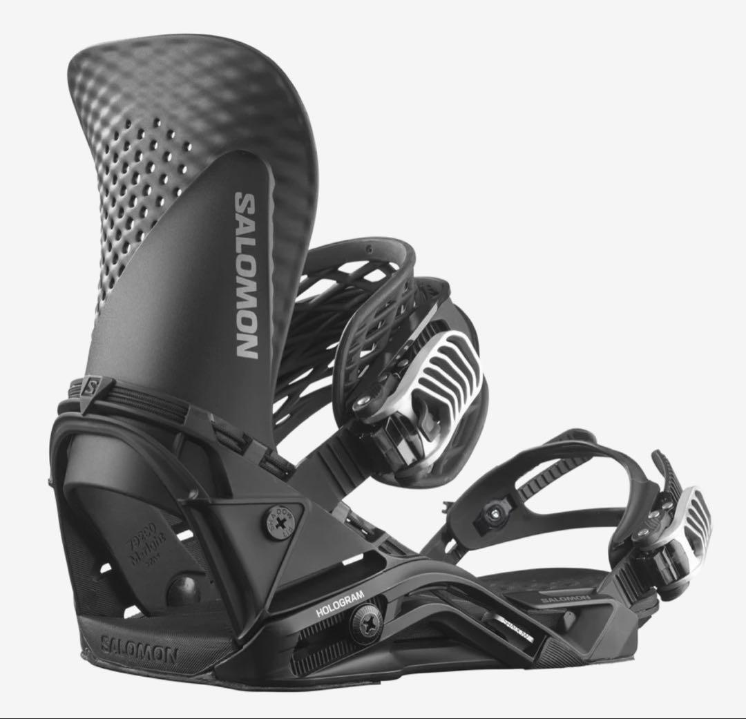 SALOMON 23-24 ホログラム　スノーボード ビンディング ブラック