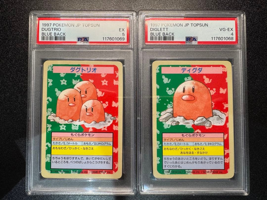【PSA5】【PSA4】ポケモンカード　トップサン　ナンバーレス　青裏