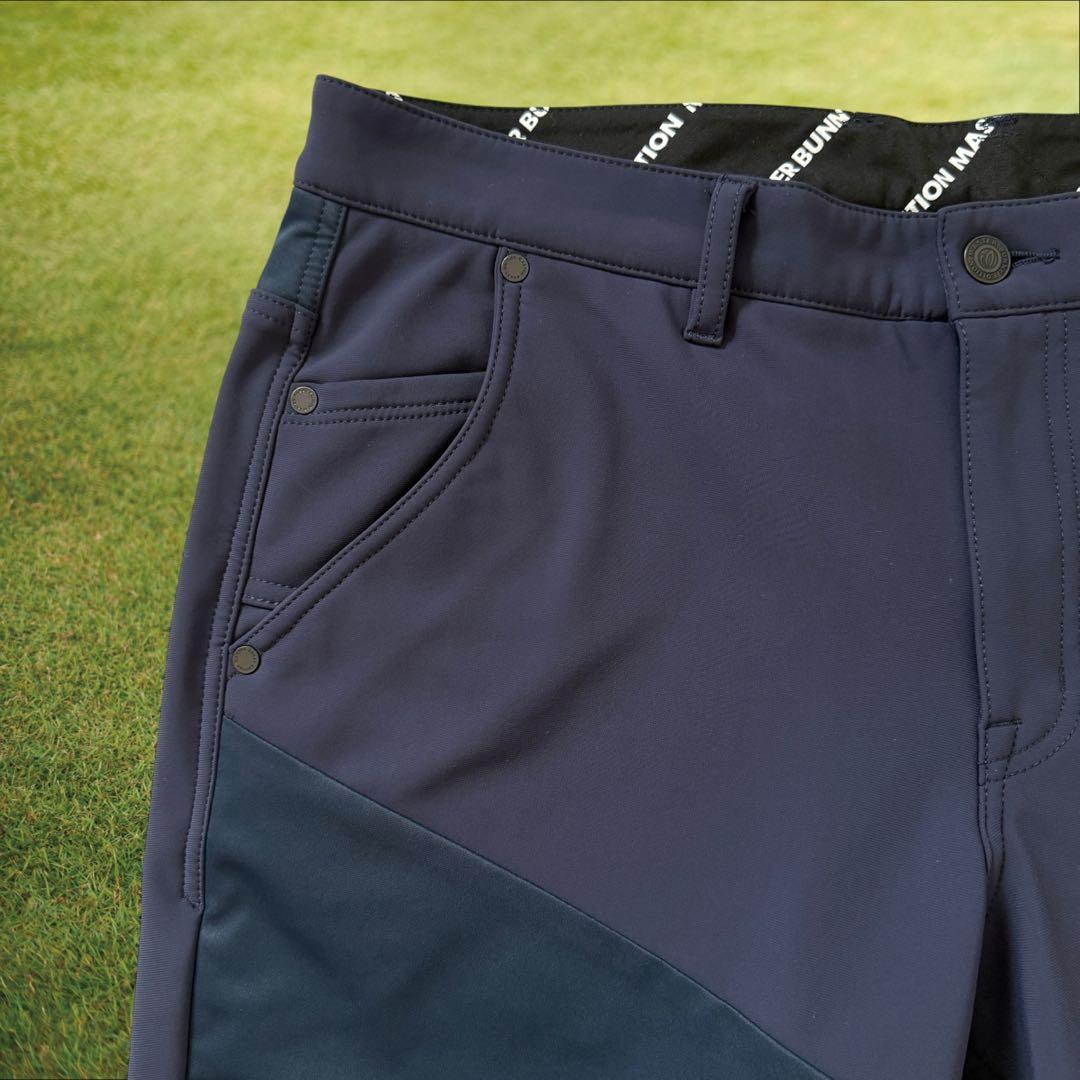 マスターバニー　パンツ　6 XL ネイビー　黒　紺　裏起毛　防寒　暖パン　ゴルフ