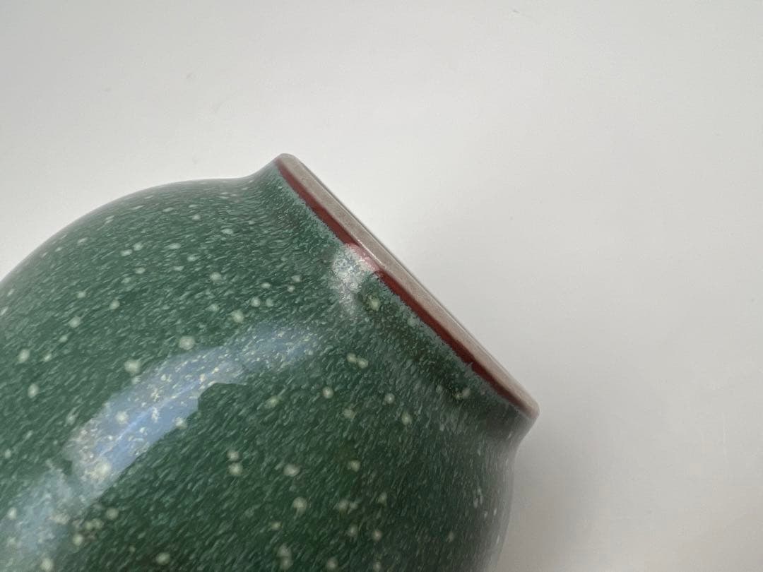 中国明清朝 の鈞窯瓶　中国骨董　古美術　唐物　中国美術品　青磁 ★ 江戸骨董