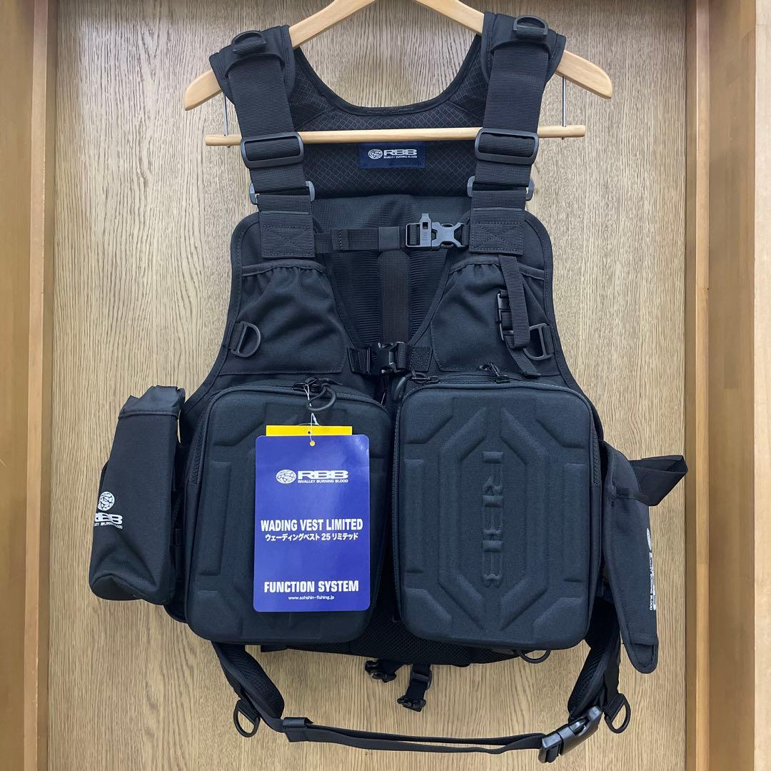 RBB WADING VEST 25LIMITED ブラック
