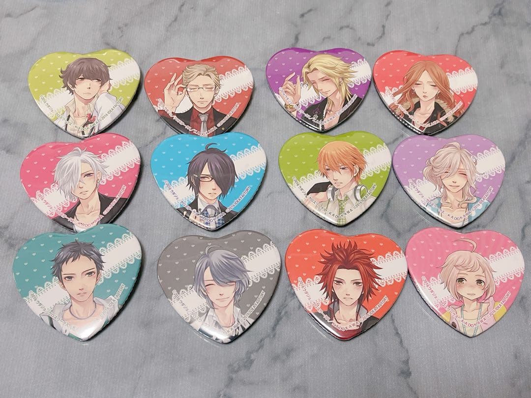 BROTHERS CONFLICT(ブラコン) ハート缶バッジ