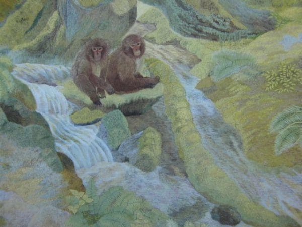猪熊 佳子 【泉】 希少画集画、状態良好、新品高級額装付