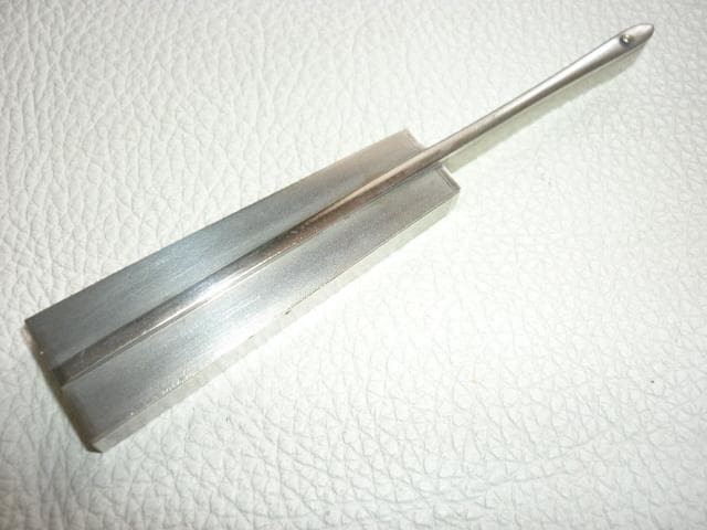 ◆美品 1950年代！三越百貨店 銀製 シルバー 扇形 楊枝入れ 重さ28.4ｇ