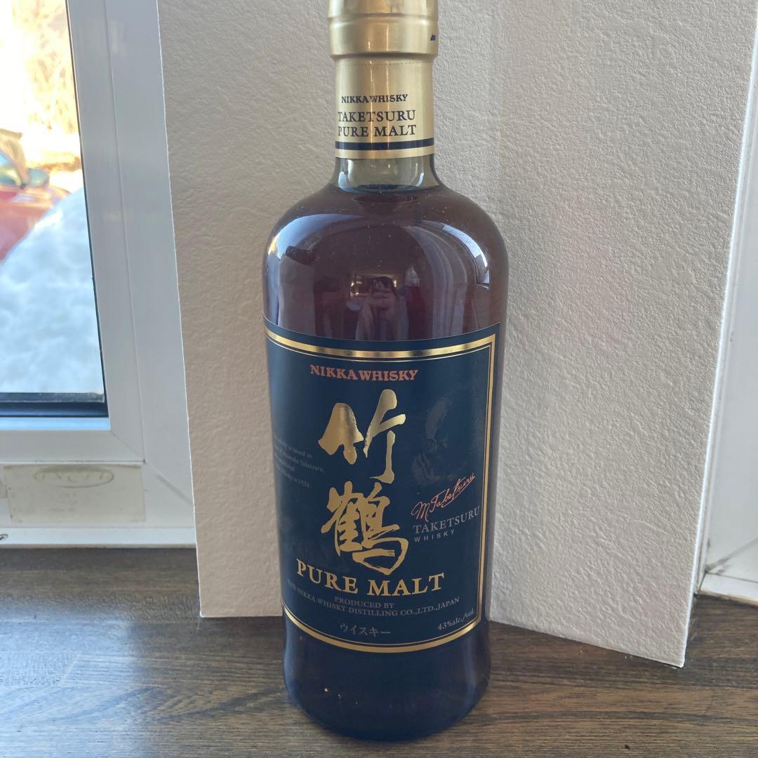 竹鶴　ウイスキー　旧ラベル　700ml