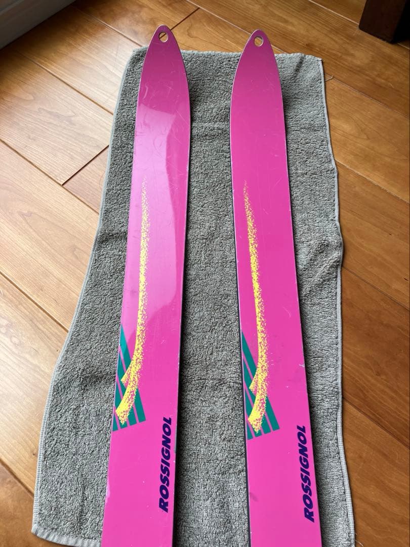 山スキー　ロシニョール/ネパール 180cm、シール、ストックリング付き