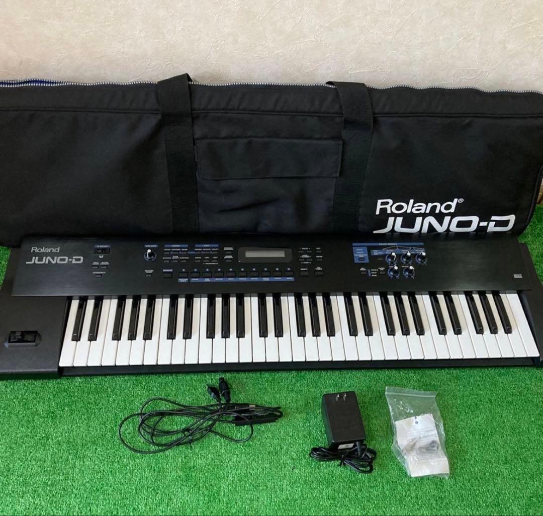 Roland JUNO-D 61鍵 シンセサイザー ソフトケース付き